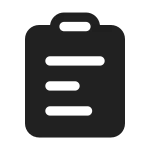 Clipboard Text SVG Icon